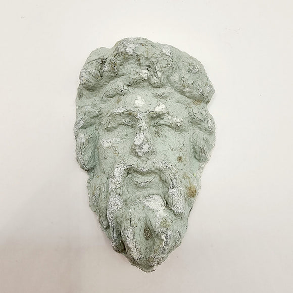 Antique Ancient Greek Lead Mask of Zeus