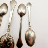 Antique Silver Tea Spoons by Thomas Bradbury and sons 1920