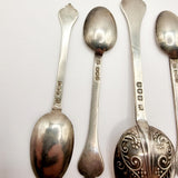 Antique Silver Tea Spoons by Thomas Bradbury and sons 1920