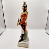 Antique Porcelain Figurine. 1792 Officer, 45th Foot