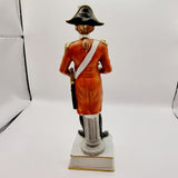 Antique Porcelain Figurine. 1792 Officer, 45th Foot