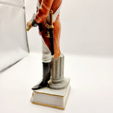 Antique Porcelain Figurine. 1792 Officer, 45th Foot