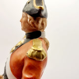 Antique Porcelain Figurine. 1792 Officer, 45th Foot