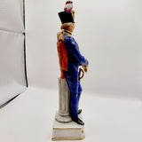 Antique Porcelain Figurine. 1833 Officer, Royal Irish Hussars