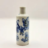 Antique 19th Century Blue and White Chinese Scent Bottle