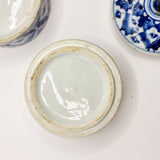 Antique 19th Century Chinese Blue and White Porcelain Stacking Box