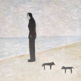 L.S. Lowry Man Looking Out To Sea. Limited 1973 Print
