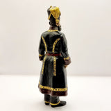 Pair of Bronze Signed Russian Cossack Figures in the Manner of Faberge