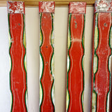 Vintage Red and Gold Carnival/Fairground Ride Column Pillars