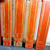 Vintage Red and Gold Carnival/Fairground Ride Column Pillars