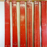 Vintage Red and Gold Carnival/Fairground Ride Column Pillars