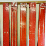 Vintage Red and Gold Carnival/Fairground Ride Column Pillars