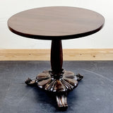 Antique Rosewood William IV Round Side Table.