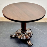 Antique Rosewood William IV Round Side Table.