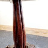 Antique Rosewood William IV Round Side Table.