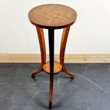 Antique Regency Satinwood and Mahogany Veneer Stand /Side Table