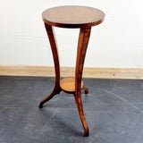 Antique Regency Satinwood and Mahogany Veneer Stand /Side Table