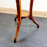 Antique Regency Satinwood and Mahogany Veneer Stand /Side Table