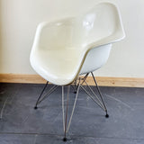 After Charles Ray Eames White Plastic Eiffel Chair