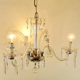 Vintage Murano Glass Three Branch Chandelier