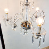 Vintage Murano Glass Three Branch Chandelier