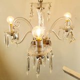 Vintage Murano Glass Three Branch Chandelier