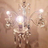 Vintage Murano Glass Three Branch Chandelier