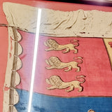Rare 1837 Antique Royal Standard Silk Flag.