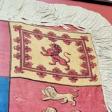 Rare 1837 Antique Royal Standard Silk Flag.