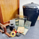 Large Antique Ensign Studio Camera on Plinth Stand