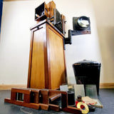 Large Antique Ensign Studio Camera on Plinth Stand