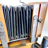 Large Antique Ensign Studio Camera on Plinth Stand