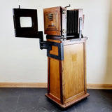 Large Antique Ensign Studio Camera on Plinth Stand