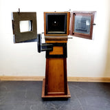 Large Antique Ensign Studio Camera on Plinth Stand