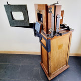 Large Antique Ensign Studio Camera on Plinth Stand