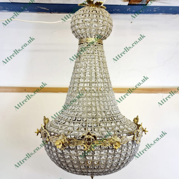 Antique French Empire Style Chandelier 90cm.