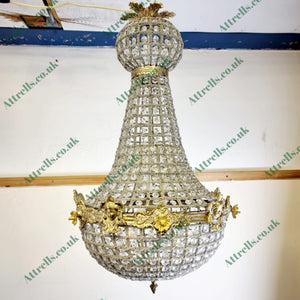 Antique French Empire Style Chandelier 75cm