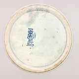 Two Royal Geschutzt Blue and White Vase Jokie Pattern