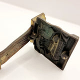 Antique Brass Widdecombe Old Uncle Tom Cobleigh And All Door Knocker
