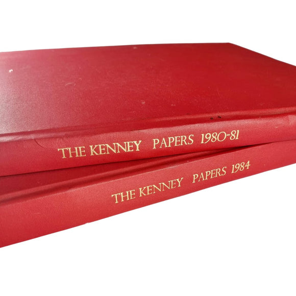 Large Vintage Portfolios of Kennedy Papers 1980-81 and 1984 Bounded