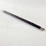 Antique 19th Century Military Rosewood White Metal Fife Flute