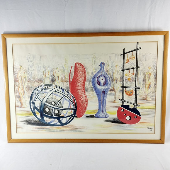 Limited Edition Henry Moore Sculptural Objects 1949 Lithograph Print