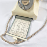 Vintage GPO Bakelite Ivory Coloured 300 Series Telephone
