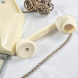 Vintage GPO Bakelite Ivory Coloured 300 Series Telephone