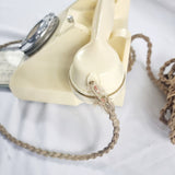 Vintage GPO Bakelite Ivory Coloured 300 Series Telephone