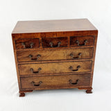 Circa 1900s Antique Apprentice Piece Chest of Drawers, Three over Three.