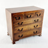 Circa 1900s Antique Apprentice Piece Chest of Drawers, Three over Three.