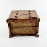 Antique circa 1900s Mahogany and Satinwood Veneered Apprentice Piece Chest of Drawers