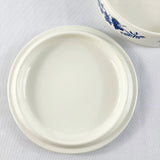 Peony Tiffany and Co. Blue and White Vintage Lidded Dish.