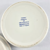 Peony Tiffany and Co. Blue and White Vintage Lidded Dish.